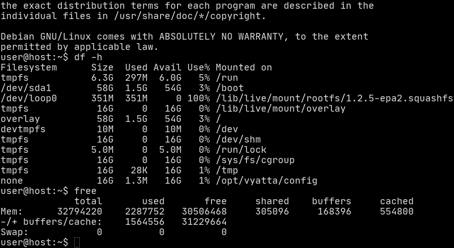 Boring Linux Shell